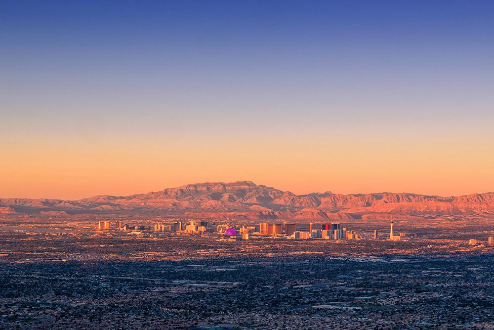 Wide Shot of Las Vegas Strip