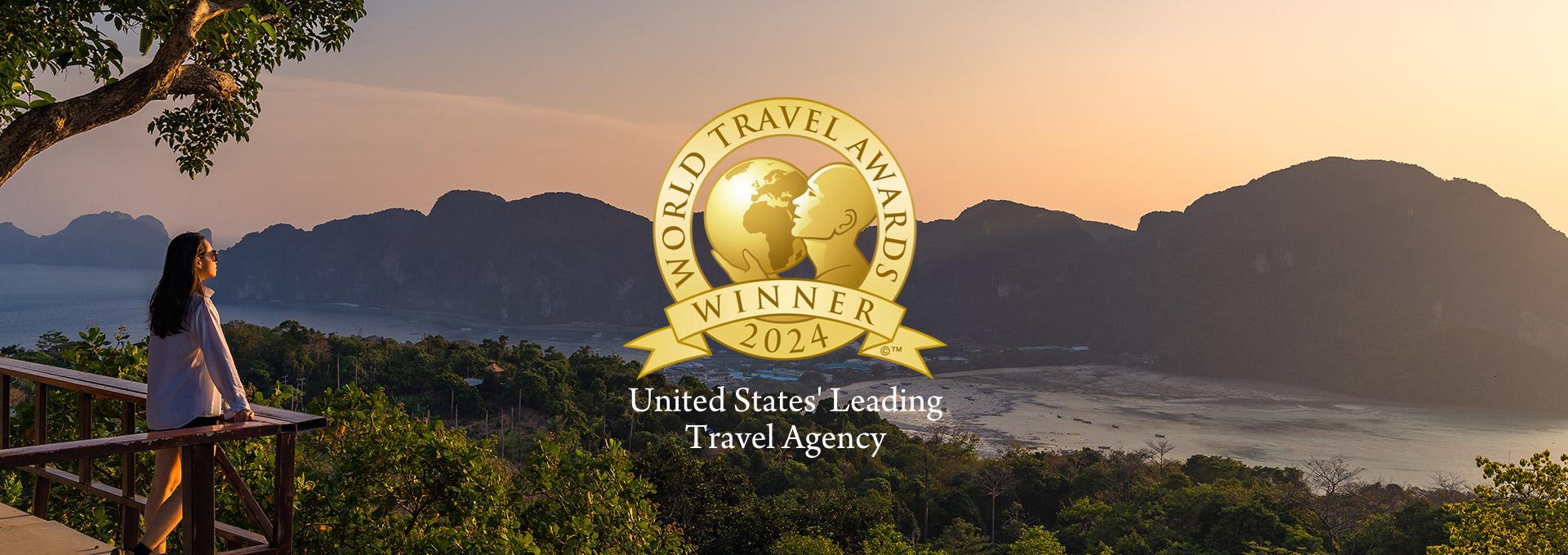World Travel Awards Winner 2024 United States' Leading Travel Agency
